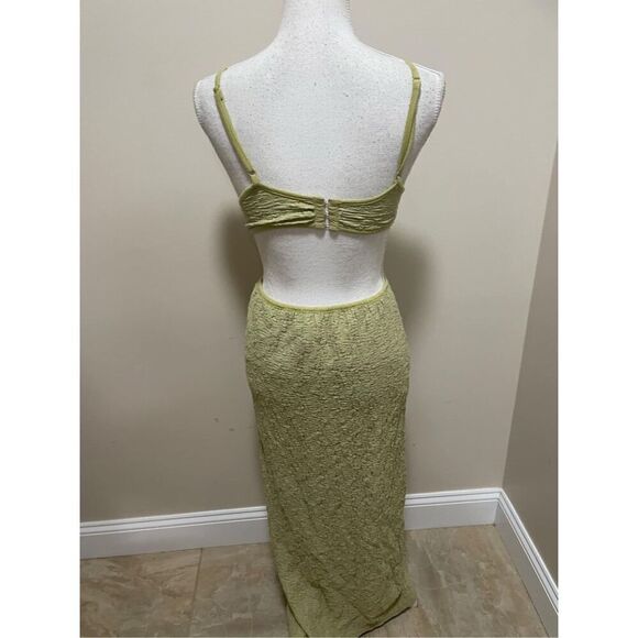 Urban Outfitters Katara Strappy Cutout Midi Dress Size M - Picture 7 of 9